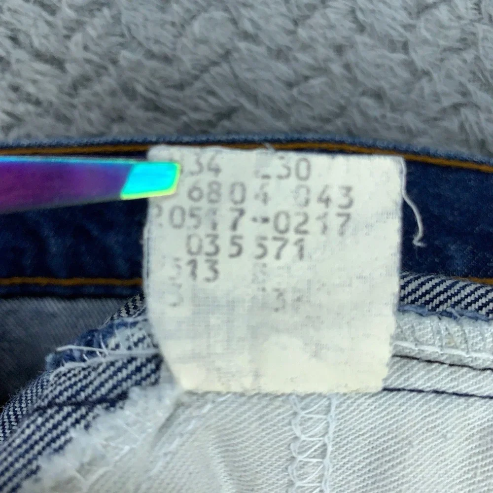 Levi's 517 Jeans Mens 34x30 Bootcut Orange Tab USA Made Vintage Denim 80's Faded